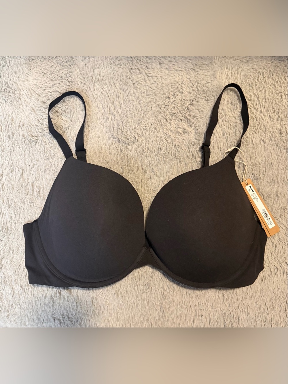 SKIMS Black Fits Everybody Push Up Demi Bra - Women Intimates